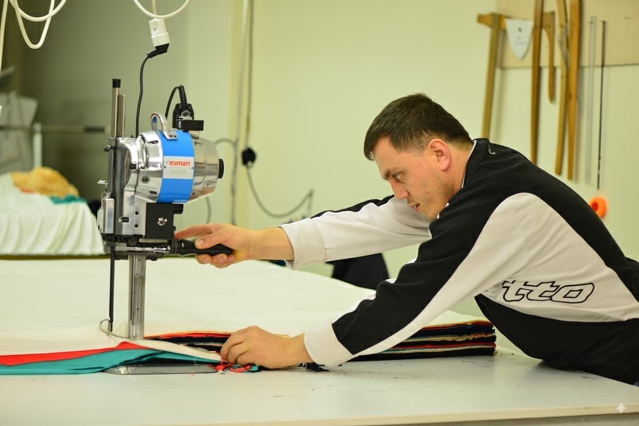 Modern textile manufacturing facility